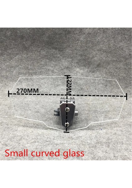Küçük Açılı Gri Stil Hava Akışı Ayarlanabilir Ön Cam Rüzgar Saptırıcı Evrensel Motosiklet Cam Kawasaki Bmw Ducati Honda Benelli Triumph Yamah (Yurt Dışından) modelleri