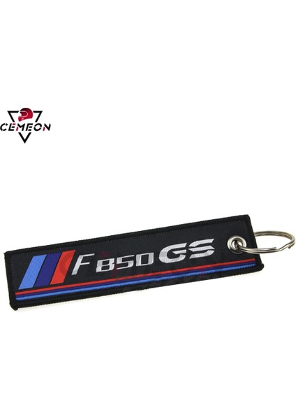 F850GS Stili Anahtarlık Kolye Bmw F650GS F700GS F750GS F800R F800GT F800GS F850GS F900XR F900R Motosiklet Rozeti Nakış Anahtarlık (Yurt Dışından)