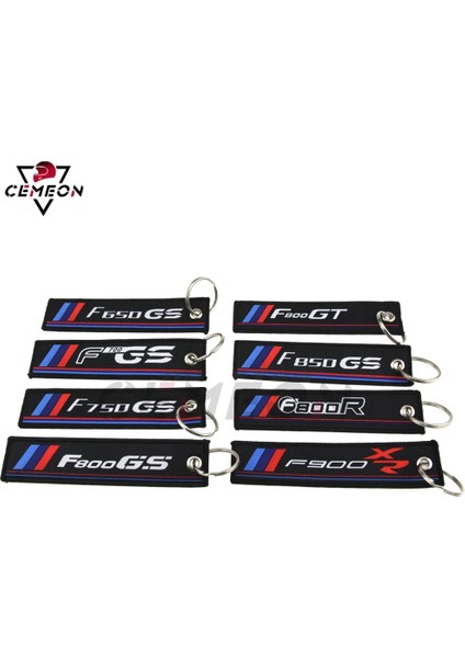 F850GS Stili Anahtarlık Kolye Bmw F650GS F700GS F750GS F800R F800GT F800GS F850GS F900XR F900R Motosiklet Rozeti Nakış Anahtarlık (Yurt Dışından)