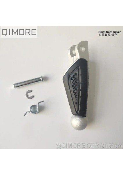 Sağ Ön-Gümüş Stil Motosiklet Benelli TNT300 BN302 TNT600 Bntels Keeway Rk6 600 Için Ön Ayaklık (Aksesuarlar Dahil) (Yurt Dışından)