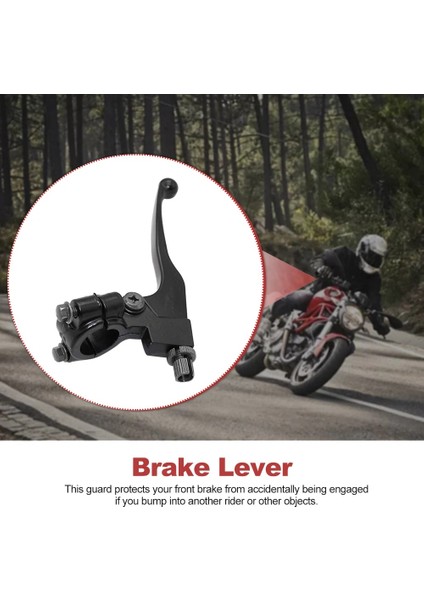 Motosiklet Kolu Hidrolik Disk Ergonomik Sağ Ön Bisiklet Hız Kontrol Fren Kolu Evrensel Alüminyum Kolay Kurulum Açık (Yurt Dışından)