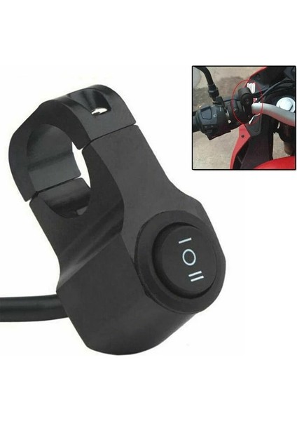'' Otorcycle Handlebar Headlight Fog Brake Light Onoff Switch For 12V Motorcycles Atvs Electric Bicycles (Yurt Dışından)