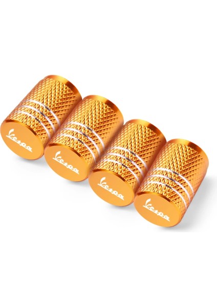 4 Adet Altın Tarzı Piaggio Vespa Gts Gtv Lx Px Rimavera Sprint Motosiklet Tekerleği Lastik Vana Kök Kapakları C Hava Geçirmez Kapakları (Yurt Dışından)