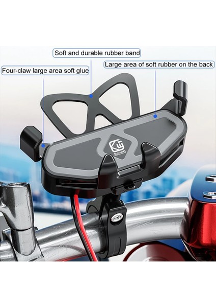 USB Şarj Stili USB Şarjlı Motosiklet Telefon Tutacağı Standı Motosiklet Bisiklet Gps Telefon Tutacağı Braketi USB Şarj Braketi Desteği Montajı (Yurt Dışından) indirimleri