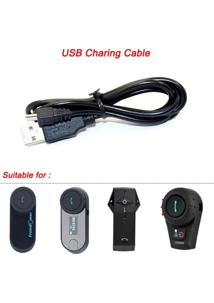1 Adet Tarzı Freedconn T-Com Colo Şarj Aksesuarı USB Şarj Kablosu T-Com T-Max Colo Motosiklet Bluetooth Interkom Için Suit (Yurt Dışından) fiyatları