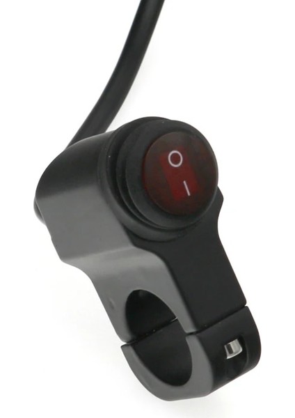 FZ2174-SIYAH2 Stili Moflyeer Motosiklet Suya Dayanıklı Alüminyum Alaşımlı Anahtarlar Gidon Far Anahtarı ve Kırmızı LED Işıklı 3 Tel (Yurt Dışından) indirimleri