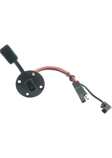 Siyah Stil Dıy 12AWG 30CM Sae Priz Sae Su Geçirmez Hızlı Bağlantı Panel Montajlı Evrensel Gömme Montajlı Konnektör Pil Şarj Cihazı Için (Yurt Dışından) fiyatları