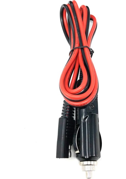 Sae Uzatma Kablosu Fişi 100CM 12V Ağır Hizmet Tipi Araba Çakmak 15A 14 Awg Elektrik Telleri Saf Bakır (Yurt Dışından)