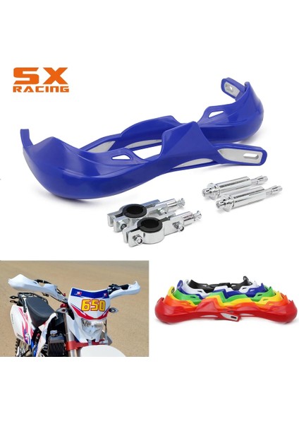 Çıkartma Stili ile Turuncu Otorcycle El Gidon Gidon Muhafızları Handguard Yamaha Yz Yzf Wr Wrf Ttr YZ250F WR450F (Yurt Dışından)