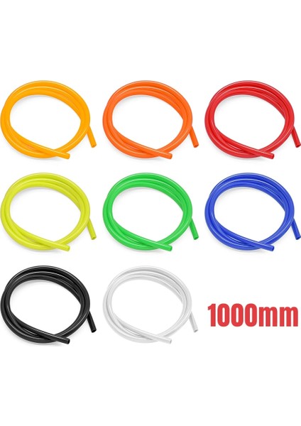 Beyaz Stil Motosiklet Hortumu 1 Metre 1 M Benzin Yakıt Hattı Hortumu Gaz Yağı Borusu Tüp Yumuşak Yamaha Xt T10 mt 09 Tracer Suzuki Drzltz 400 (Yurt Dışından)