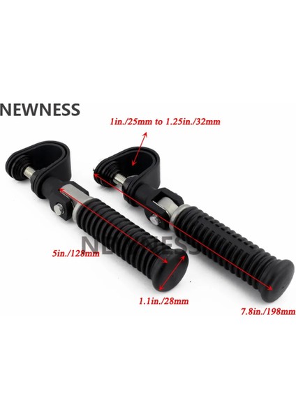 Kelepçe Tarzı Ayak Pegs Otoyol Motor Koruma Çarpma Çubukları Harley Road King Electra Glide Softail Motosiklet Için Footrest Montaj Kelepçesi (Yurt Dışından)
