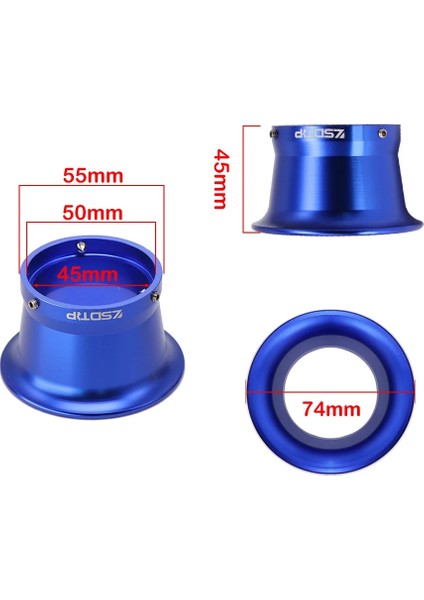 H45-80MM Kırmızı Stil Alconstar-Motosiklet Hava Filtresi Mesh Temizleyici Emme Borulu Modifiye Scooter Evrensel Motosiklet Hava Filtresi (Yurt Dışından) fırsatları