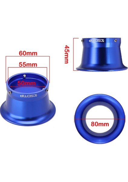 H45-80MM Kırmızı Stil Alconstar-Motosiklet Hava Filtresi Mesh Temizleyici Emme Borulu Modifiye Scooter Evrensel Motosiklet Hava Filtresi (Yurt Dışından) indirimleri