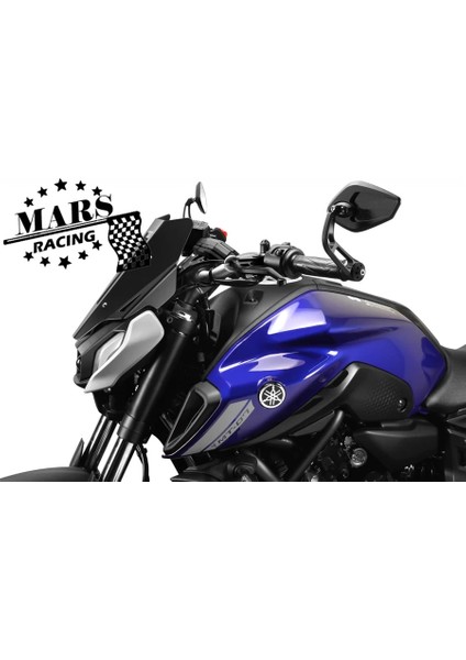 B Siyah Stil Yamaha FZ07 MT07 Mt-07 Mtotorcycle Ön Cam Ön Cam Alüminyum Kiti Saptırıcı Fairing Kapak Için Uyar (Yurt Dışından) fırsatları