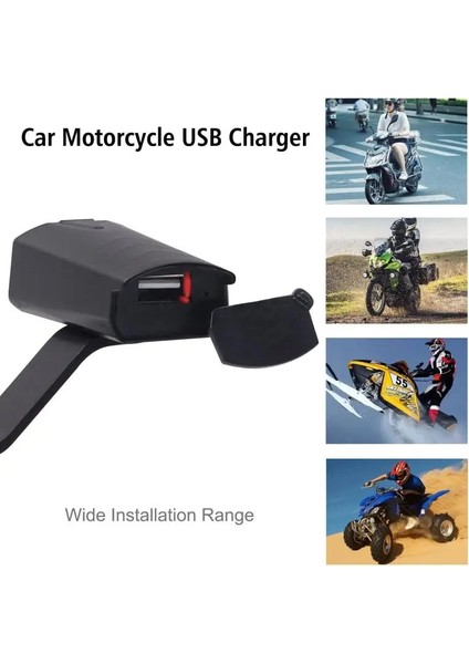 No.1 Tarzı Motosiklet USB Şarj Cihazı Şarj Dijital Adaptör Bağlantı Noktası Kir Arazi Bisikleti Moto Motor Motosiklet Aksesuarları Cep Cep Telefonu Için (Yurt Dışından) fiyatları