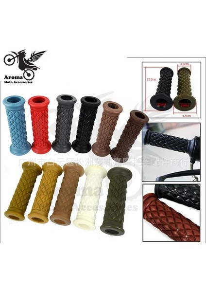 Retro Cafe Yarışçı Parçaları Honda Suzuki Yamaha Için Kauçuk Motosiklet Kavrama Harley Softail Sporcu Prens Seyir Moto Gidon Motosikle (Yurt Dışından) modelleri