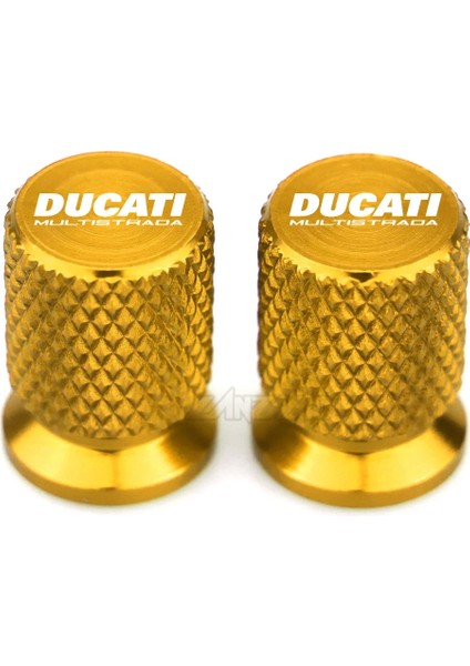 Altın Tarzı C Alüminyum Lastik Vana Hava Limanı Kapağı Kapağı Ducati Multistrada Ort Grand Tour Için Motosiklet Aksesuarları (Yurt Dışından)