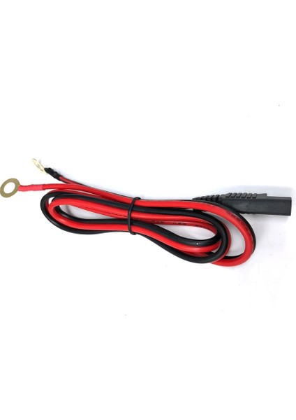 Terminal Sae - O Ring Konnektörleri Uzatma Kablosu Kablo Konnektörü Pil Chargermaintainer 100CM 15AWG 8mm Halka (Yurt Dışından) modelleri