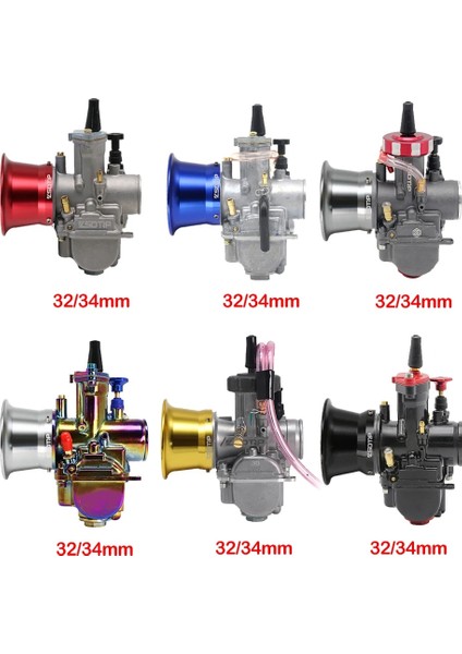 Gümüş Tarzı Zsdtrp PWK32 PWK34 Modifikasyonu Için Karbüratör Otorcycle Hava Filtresi Fincan Rüzgar Kupası Renk Boynuz Fincan (Yurt Dışından) fırsatları