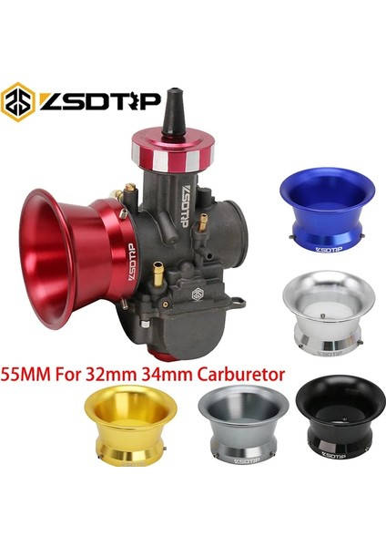 Gümüş Tarzı Zsdtrp PWK32 PWK34 Modifikasyonu Için Karbüratör Otorcycle Hava Filtresi Fincan Rüzgar Kupası Renk Boynuz Fincan (Yurt Dışından) indirimleri