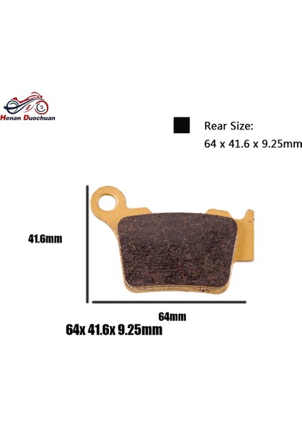 Arka Stil Ktm Exc-F Exc-R 450 Ex Ex #c Için Motosiklet Ön ve Arka Fren Balataları (Yurt Dışından)