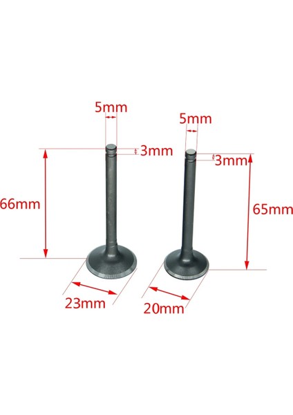 Motosiklet Fit Lifan Motor Parçası Bisiklet Yatay Motor Emme Vanası Lifan Atv Motosiklet GT-105 Için Egzoz Valfi (Yurt Dışından) fırsatları