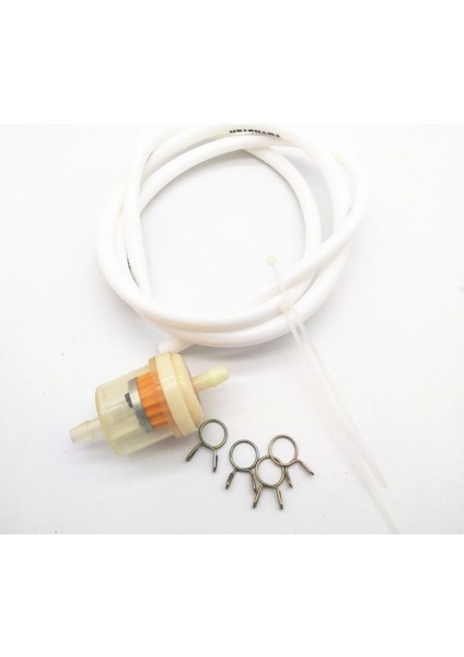 1m Beyaz Stil Kymco Motosiklet Çamur Borusu Için Renkli Gaz Boru Hattı ve 1 Metre Yakıt Hattı (Yurt Dışından)