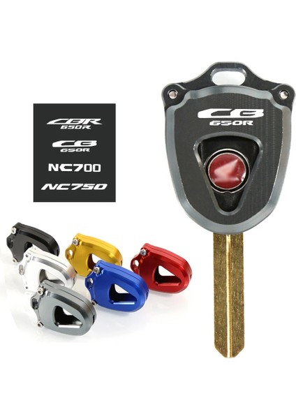NC750-SIYAH Stil C Motosiklet Anahtar Kabuk Kılıfı Honda NC750X NC700X CBR650R CB650R NC700 NC750 x Cbr 650 R (Yurt Dışından)