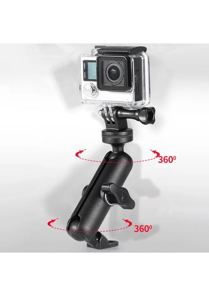 Alüminyum Motosiklet Dikiz Aynası Montaj Tutucu Motosiklet Gopro Hero Siyah, Yı, Sjcam, Djı Için Sabit Tutucu Montaj (Yurt Dışından) fiyatları