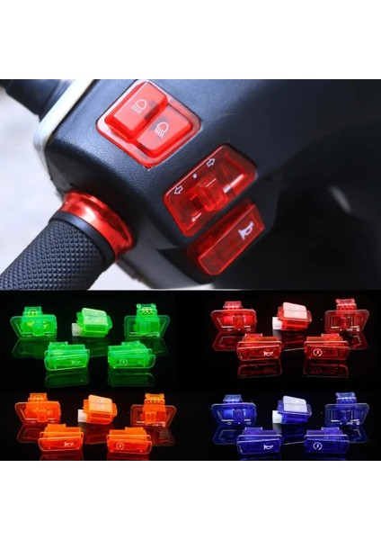Yeşil Stil 5pc Gy Moped Scooter Turn Signal Headlight Horn Dimmer Switch Motorcycle Starter Button Motor Bike Accessories (Yurt Dışından) fiyatları