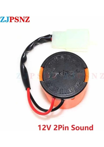 Fildişi Tarzı Dönüş Sinyali Flaşör Rölesi 12V 48V 64V 2telli Yuvarlak Flaşör Dönüş Işık Sinyalleri Röle Buzzer Röle Gösterge LED Flaşör (Yurt Dışından)