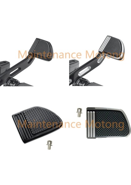 Krom Stili Motosiklet Küçük Fren Pedalı Balatası Kauçuk Siyah Krom Harley Softail Flsb Sport Glide Fxbr Fxbrs Breakout Up (Yurt Dışından) fiyatları