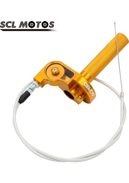 Acerbs Kırmızı Stili Scl Motos Evrensel Otorcycle C Alüminyum Acerbs Kolu Gaz Kelebeği Kavrama Gaz Kablosu ile Hızlı Twister Crf Yeni (Yurt Dışından)