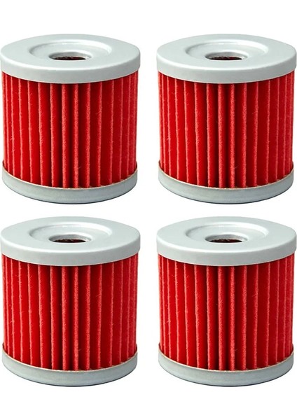4 Parça Kırmızı Stil Suzukı AN400 Burgman Roadıe DF15 Df9.9 DR100 Için Yağ Filtresi (Yurt Dışından)