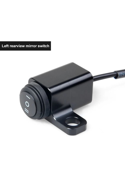 Sol Stil 2021 Yeni 12V Motosiklet Anahtarı Irror Mount Motosiklet Far Tehlike Fren Sis Farları On-Off-On Anahtar Düğmesi Su Geçirmez (Yurt Dışından)