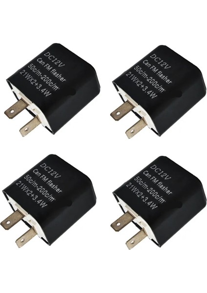 4 Adet Tarzı 12V Ar Motosiklet LED Flaşör Rölesi Evrensel Elektronik Ayarlanabilir Frekans LED Dönüş Sinyali Işığı Flaşör Flaşör Rölesi (Yurt Dışından)