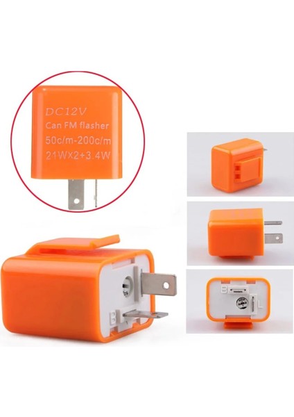 Turuncu Tarzı Evrensel Motosiklet LED Flaşör Rölesi 12V Dönüş Sinyalleri Flaşör Göstergesi Ayarlanabilir Frekans Rölesi Motosiklet Aksesuarları (Yurt Dışından) fırsatları