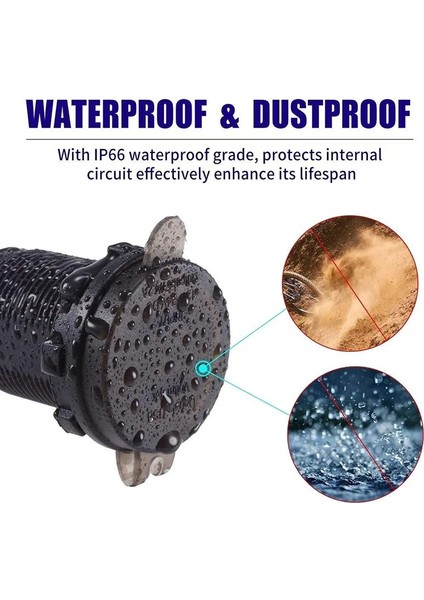 Mavi Stil Araba USB Şarj 2.1A Motosiklet Oto Kamyon Için Atv Tekne LED Işık Çift USB Soket Şarj Güç Adaptörü Çıkış Gücü (Yurt Dışından) modelleri