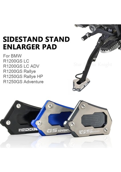 Mavi R1250GS-A Stili Bmw Için R1250GS Adventure R Gs Lc Rgs Adv C Kickstand Yan Stand Vergroter Plaat Uzatma Pedi Logo Rgs R1250GS (Yurt Dışından) indirimleri