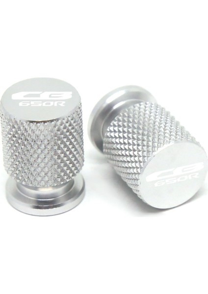 Cb 650R Gümüş Stili Motosiklet Lastik Vana Hava Limanı Kök Kapak Kapağı Fiş C Alüminyum Aksesuarları Honda CB650R CBR650R Cbr 650R Cb 650R Evrensel (Yurt Dışından)