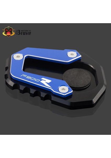 F900R Mavi Stil Bmw Için F900R F900XR F 900R 900XR Motosiklet Aksesuarları Kickstand Ayak Yan Standı Uzatma Pedi Destek Plakası (Yurt Dışından)