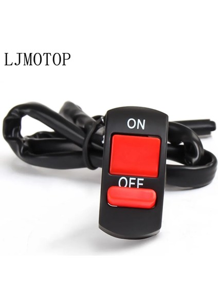 Siyah Stil Evrensel Motosiklet Anahtarları Bağlayıcı Gidon Anahtarları Bmw Rg F650GS F700GS F Gs Için Onoff Düğmesi (Yurt Dışından)