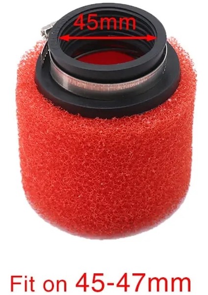 45MM Tarzı Alcon-Yarış Karbüratör Yuvarlak Hava Filtresi Sünger Temizleyici Scooter Kir Arazi Bisikleti Motobike Evrensel (Yurt Dışından)