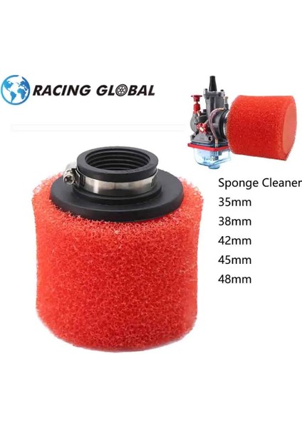 45MM Tarzı Alcon-Yarış Karbüratör Yuvarlak Hava Filtresi Sünger Temizleyici Scooter Kir Arazi Bisikleti Motobike Evrensel (Yurt Dışından) fiyatları