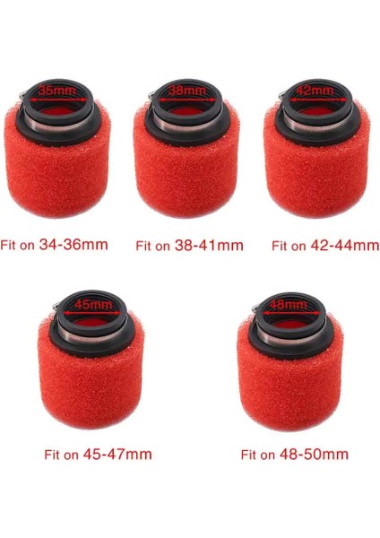 45MM Tarzı Alcon-Yarış Karbüratör Yuvarlak Hava Filtresi Sünger Temizleyici Scooter Kir Arazi Bisikleti Motobike Evrensel (Yurt Dışından) modelleri