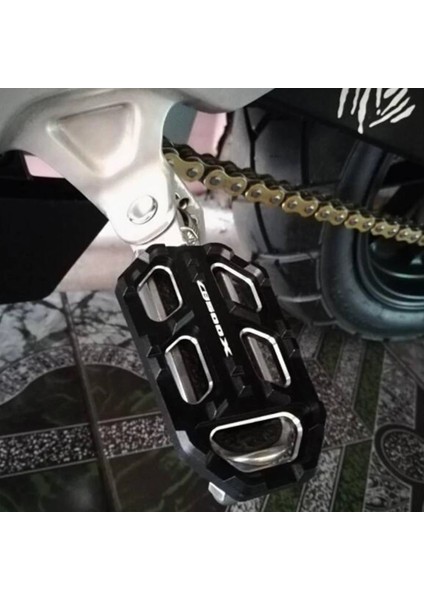 Titanyum Tarzı Honda Için Fit CB500X CB500 x CB500 x Yüksek Li Alüminyum C Ön Footpegs Motosiklet Ayak Pegs (Yurt Dışından) modelleri