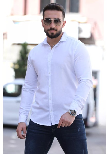 Uzun Kol Erkek Basic Gömlek