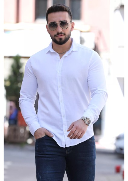 Uzun Kol Erkek Basic Gömlek