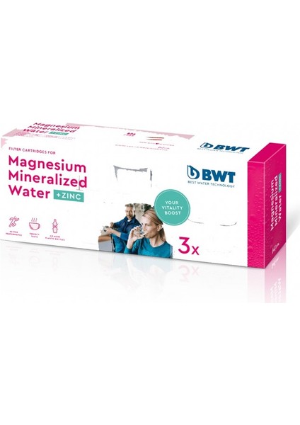 Çinko + Magnezyum 3'lü Paket Filtre