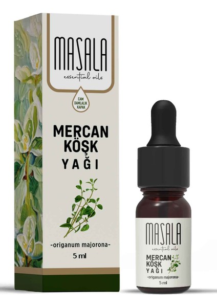 Mercanköşk Yağı 5 Ml. (Marjoram Essential Oil)